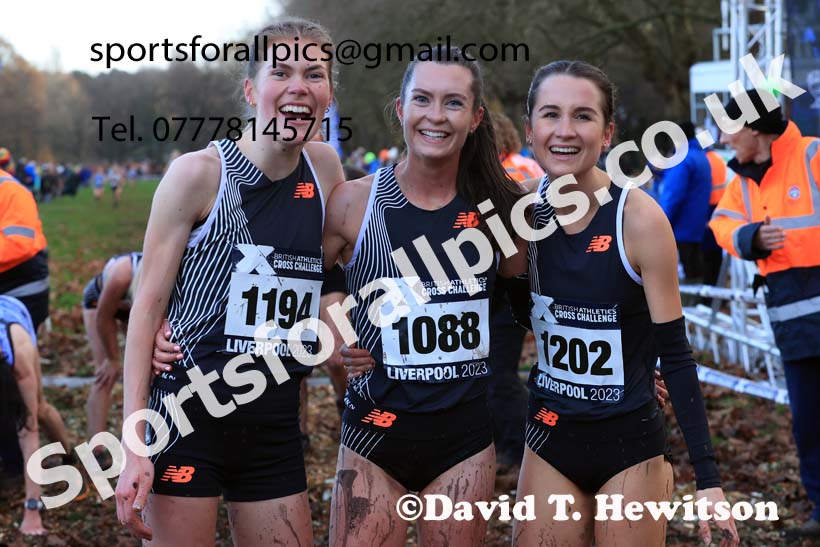 Senior Women and Under-23s, 2023 British Athletics Cross Challenge, Sefton Park, Liverpool. Photo: David T. Hewitson/Sports for All Pics